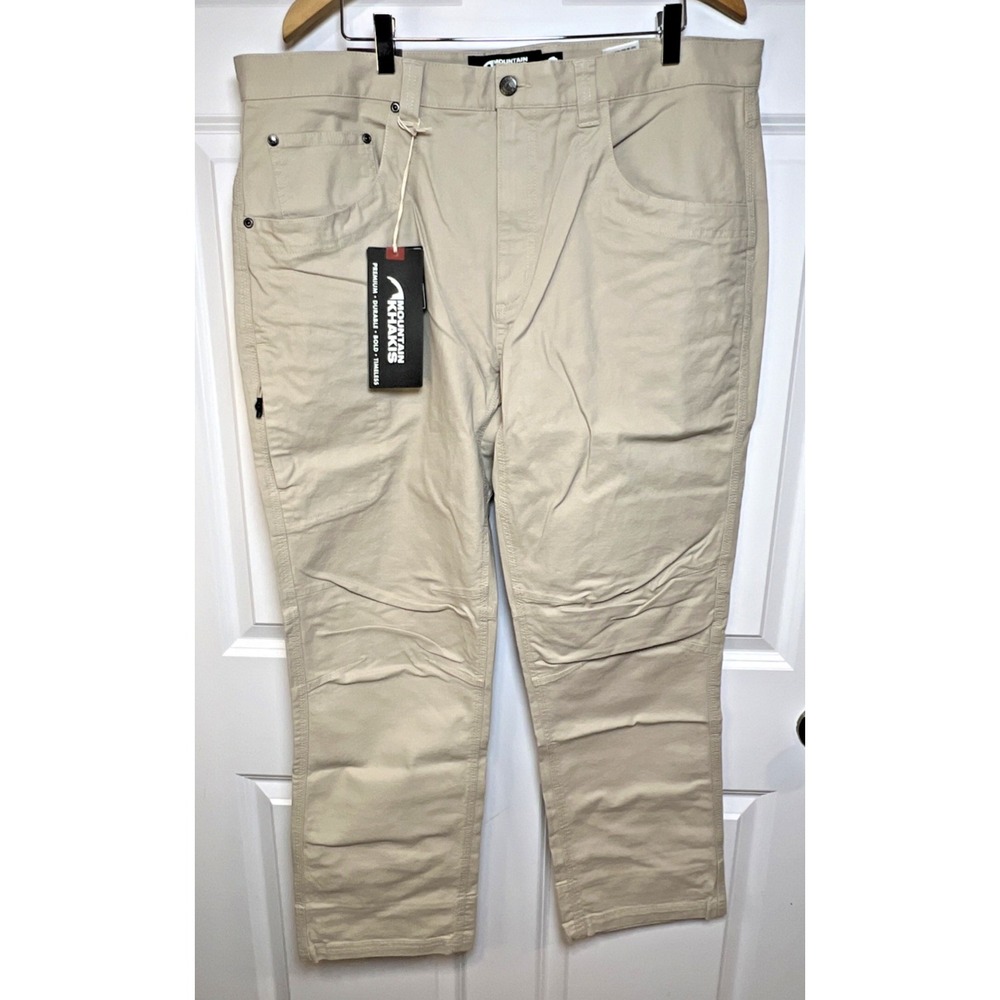 Mountain Khakis Camber Original Pants 38x30 NWT Classic Fit Stretch Freestone